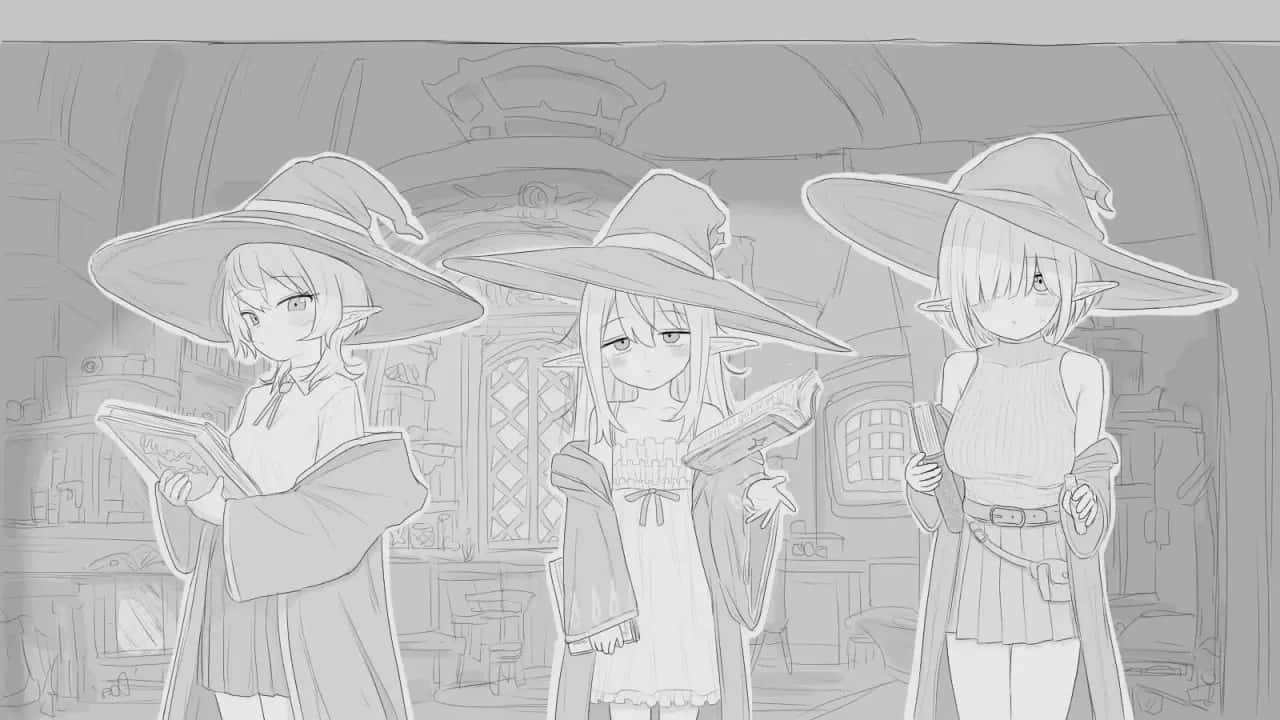 与隐居魔女的30天 叶酱个人 版插画